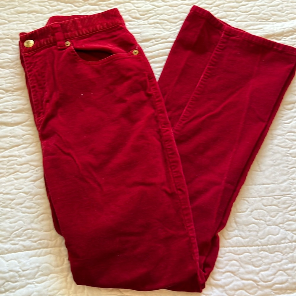 Lauren Ralph Lauren red corderoy
